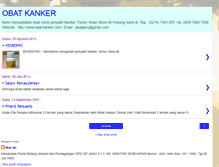 Tablet Screenshot of obatkankerku.blogspot.com