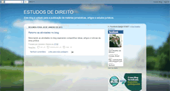 Desktop Screenshot of estudosdedireito.blogspot.com