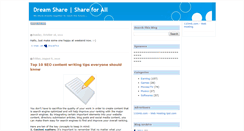 Desktop Screenshot of dreamshare-land.blogspot.com