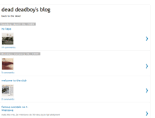 Tablet Screenshot of deadboyisdead.blogspot.com