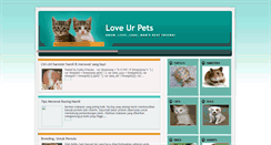 Desktop Screenshot of loveurpets8891.blogspot.com