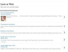 Tablet Screenshot of loveurpets8891.blogspot.com