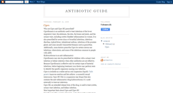 Desktop Screenshot of antibiotic-guide.blogspot.com