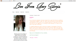 Desktop Screenshot of lovefromamygeorgia.blogspot.com