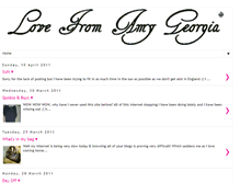 Tablet Screenshot of lovefromamygeorgia.blogspot.com