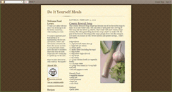 Desktop Screenshot of doityourselfmeals.blogspot.com