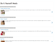 Tablet Screenshot of doityourselfmeals.blogspot.com