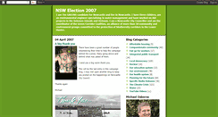 Desktop Screenshot of nswelection07.blogspot.com