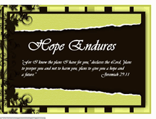 Tablet Screenshot of hope-endures.blogspot.com