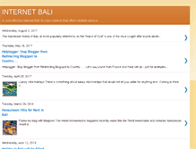 Tablet Screenshot of internetbali.blogspot.com