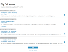 Tablet Screenshot of biggfatmama.blogspot.com