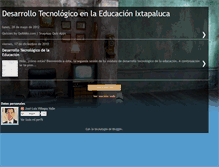 Tablet Screenshot of desarrollotecnologicoixtapaluca2010.blogspot.com