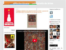 Tablet Screenshot of elmontevideanolaboratoriodeartes.blogspot.com