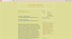 Desktop Screenshot of filthychoice.blogspot.com