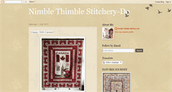 Desktop Screenshot of nimblethimblestitcherydo.blogspot.com