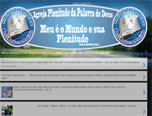 Tablet Screenshot of plenitudedapalavradedeus.blogspot.com