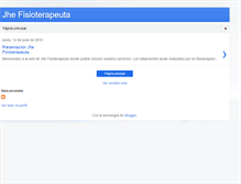 Tablet Screenshot of jhefisioterapeutacast.blogspot.com