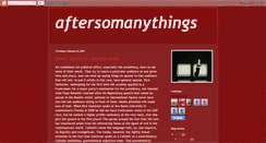 Desktop Screenshot of aftersomanythings.blogspot.com