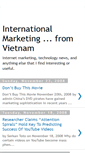 Mobile Screenshot of internationalmarketingfromvietnam.blogspot.com