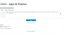 Tablet Screenshot of cesimbr.blogspot.com