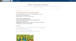 Desktop Screenshot of antispambusiness.blogspot.com