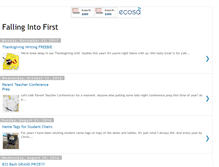 Tablet Screenshot of fallingintofirst.blogspot.com