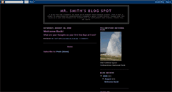 Desktop Screenshot of mrsmithsblogspot.blogspot.com