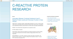 Desktop Screenshot of c-reactive-protein.blogspot.com