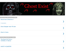 Tablet Screenshot of ghostexist.blogspot.com