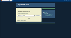 Desktop Screenshot of cycloclublillois.blogspot.com