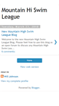 Mobile Screenshot of mountainhiswimleague.blogspot.com