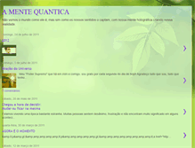 Tablet Screenshot of amentequantica.blogspot.com