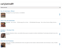 Tablet Screenshot of carlylatino89.blogspot.com
