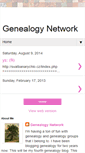 Mobile Screenshot of genealogynetwork.blogspot.com
