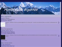Tablet Screenshot of hombrosdegigantes.blogspot.com