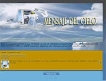 Tablet Screenshot of mensajedelcielo.blogspot.com