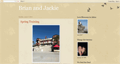 Desktop Screenshot of brianandjackie.blogspot.com