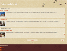 Tablet Screenshot of brianandjackie.blogspot.com