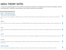 Tablet Screenshot of mediatheorynotes.blogspot.com