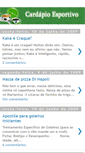 Mobile Screenshot of cardapioesportivo.blogspot.com