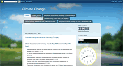 Desktop Screenshot of climatechangethreats.blogspot.com