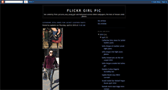 Desktop Screenshot of flickr-girl-pic.blogspot.com