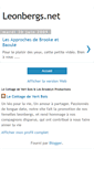Mobile Screenshot of lecottagedevertbois.blogspot.com