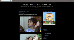 Desktop Screenshot of homesweettinyapt.blogspot.com