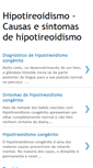Mobile Screenshot of hipotireoidismo-cura.blogspot.com
