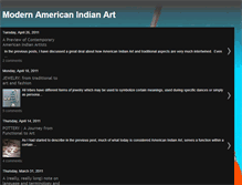 Tablet Screenshot of modernamericanindianart.blogspot.com