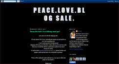 Desktop Screenshot of peaceloveblogsale.blogspot.com