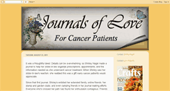 Desktop Screenshot of journalsofloveforcancer.blogspot.com