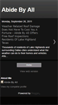 Mobile Screenshot of abidebyall.blogspot.com