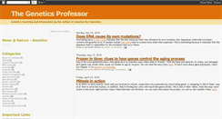 Desktop Screenshot of geneticsprofessor.blogspot.com